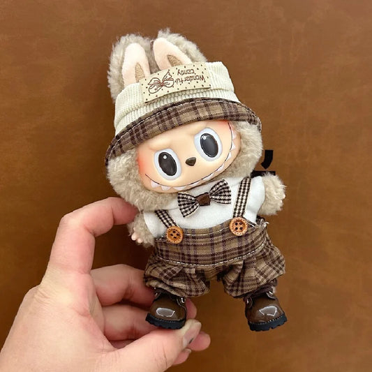 Labubu Baby Clothes 17cm Labubu Cloth Clothes Blind Box Doll Skirt Set Cute Dress Changing Toys Cross border Wholesale