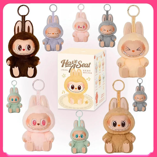 Labubu Anime Character Kawaii Rabubu Has a Seat Series Confirmed Cute Toys, PVC Dolls and Hobby Decorations Children's Gifts